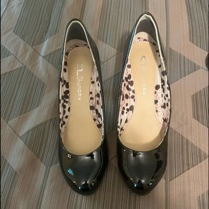 CL by Laundry black patent heels
